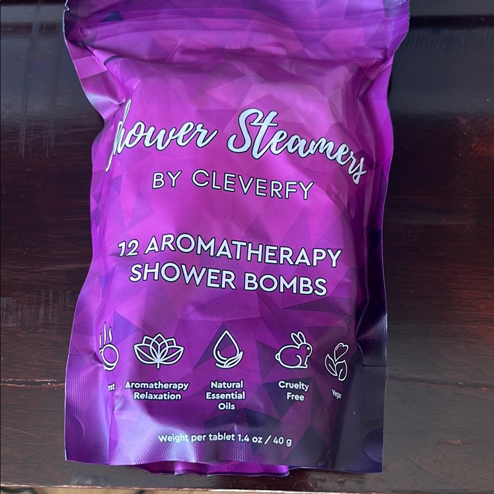 Cleverfy Aromatherapy Shower Bombs - Purple
